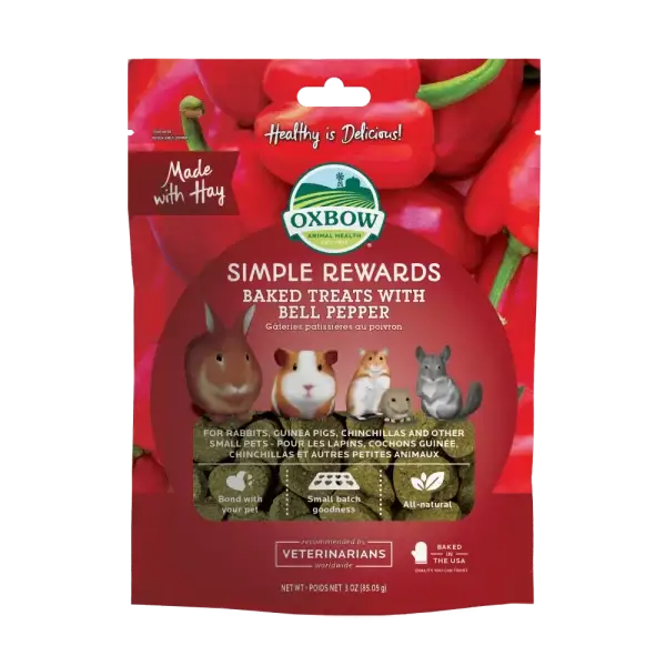 Oxbow Premios Horneados con Pimiento Morrón Simple Rewards