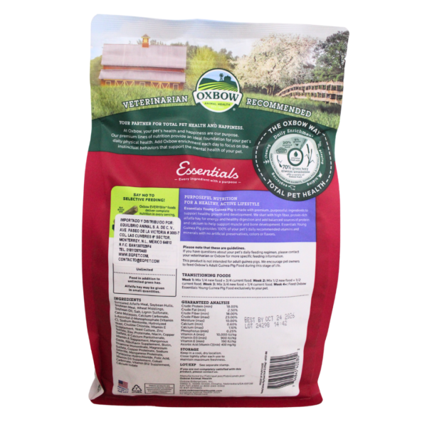 Oxbow Alimento para Cuyo Juvenil Essentials - Image 3