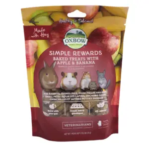 Oxbow Premios Horneados con Manzana y Plátano Simple Rewards